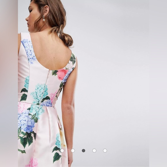 Floral midi dress with pockets - Picture 6 of 8